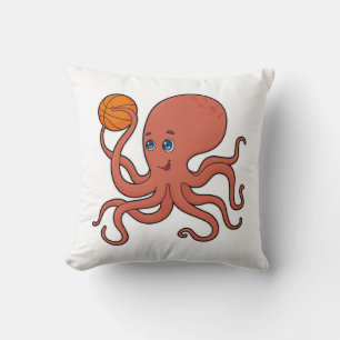Coussin Joueur de basket-ball Octopus