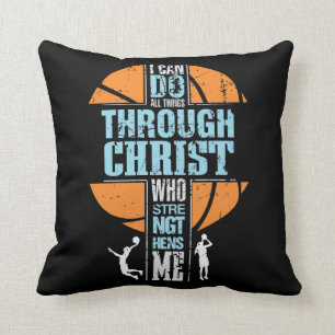 Coussin Joueur de basket-ball religieux aux Philippines 4: