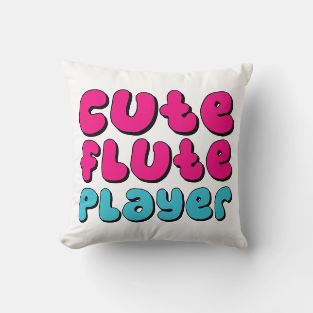 Coussin Joueur de cannelure mignon (Recto)