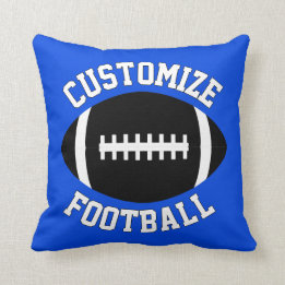 Coussin Joueur de football Couleurs de l'équipe personnali