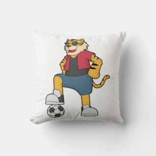 Coussin Joueur de football de Tiger