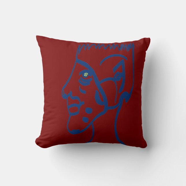 Coussin Joueur de football elfique (Recto)