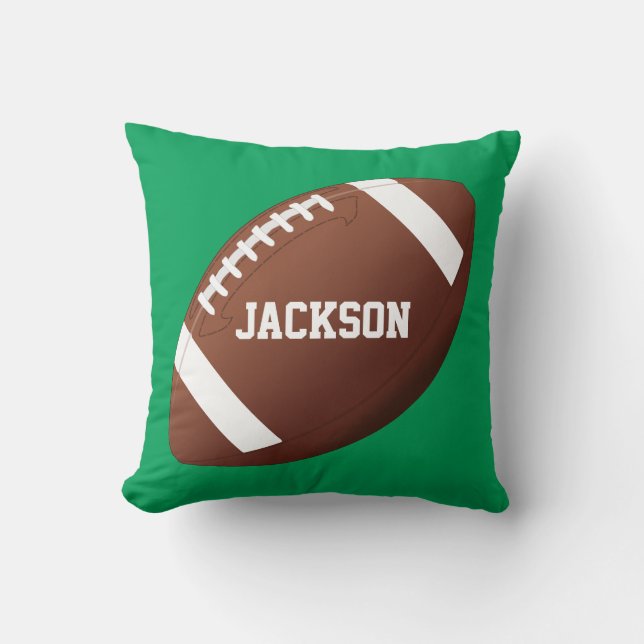 Coussin Joueur de football Joueur personnalisé/nom d'équip (Recto)
