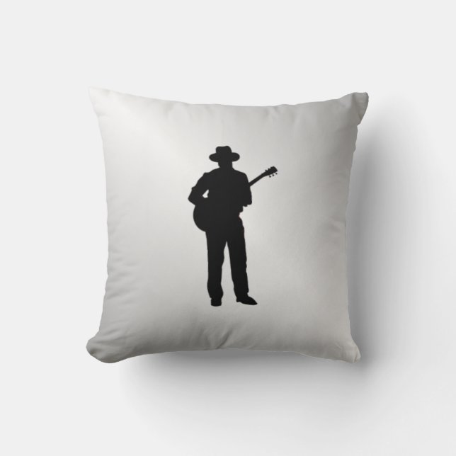 Coussin Joueur de guitare (Recto)