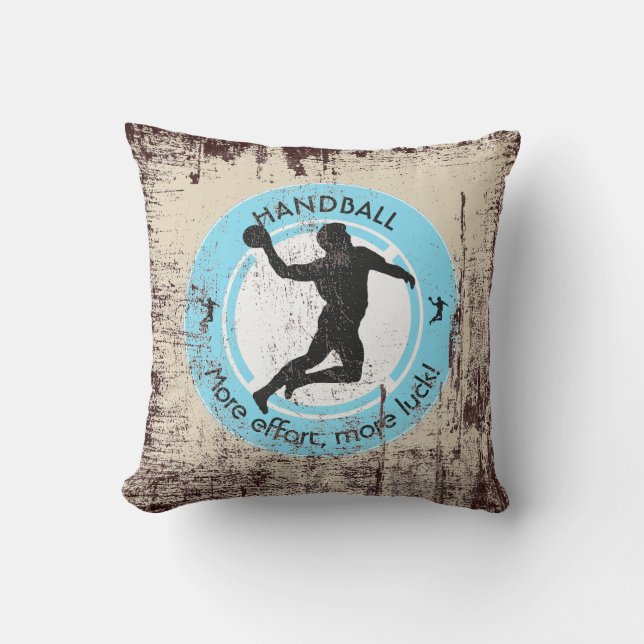 COUSSIN JOUEUR DE HANDBALL (Recto)