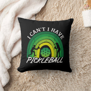 Coussin Joueur de Pickleball Je peux avoir Pickleball Rain