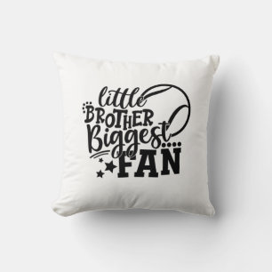 Coussin Joueur de Tennis Petit Frère Plus Grand Fan Tenn