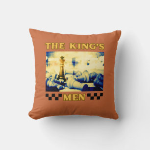 Coussin Joueur d'échecs masculin du roi