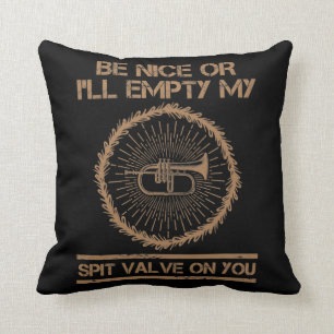 Coussin Joueur Tuba Instrument en laiton éolien Sarcasm Sp