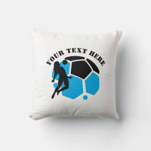 Coussin Joueuse de football, Cadeau d'anniversaire, Équipe