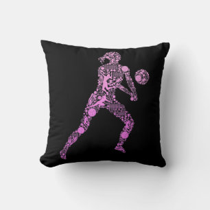 Coussin Joueuse de volleyball féminin Joueuse de jeunesse