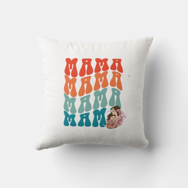 Coussin jour de la mère (Verso)