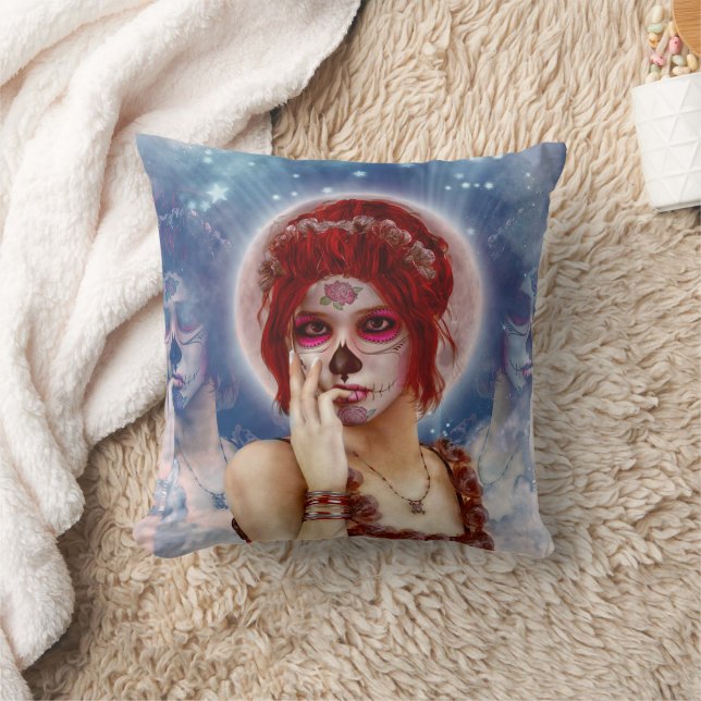 Coussin Jour De La Poupée De Sucre Morte (Couverture)