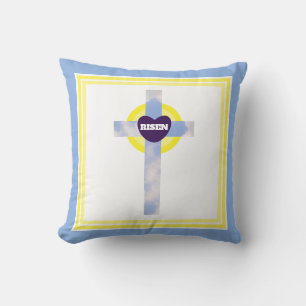 Coussin Jour de la Résurrection Chrétienne de la Croix du 
