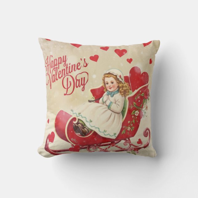 Coussin Jour de la Saint Valentin (Recto)