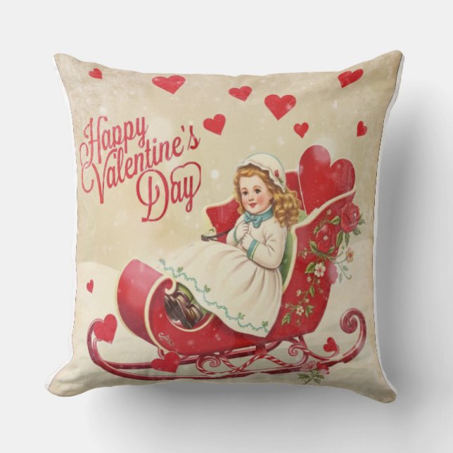 Coussin Jour de la Saint Valentin (Recto)