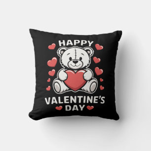 Coussin Jour de l'ours Heureuse Sainte-Valentin
