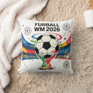 Coussin Jour de Match de Football 2026 Décoration pour l