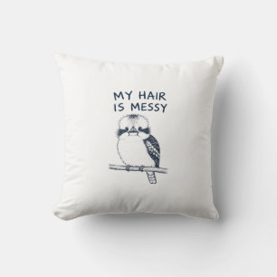 Coussin Jour de mauvaise plume Illustration vintage d'oise