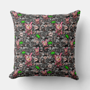 Coussin Jour de Mort Doodles Mignons