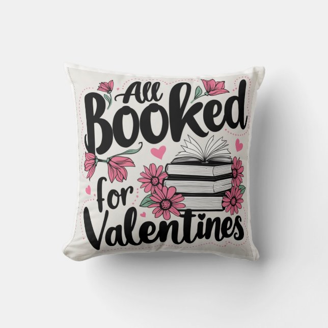 Coussin Jour de réservation de la Saint-Valentin (Recto)