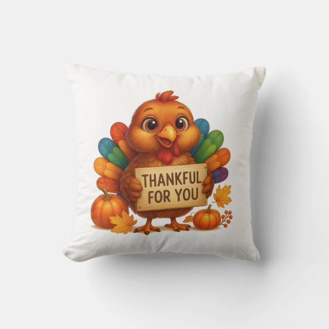 Coussin Jour de Thanksgiving (Recto)