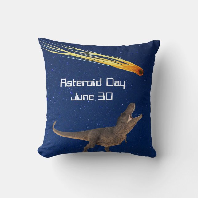 Coussin Jour des Astéroïdes 30 juin (Recto)