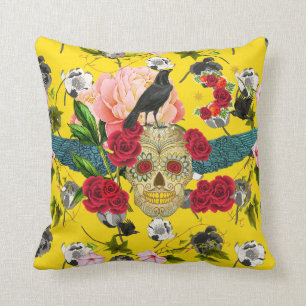 Coussin Jour des morts I Dia De Los Muertos Pillow