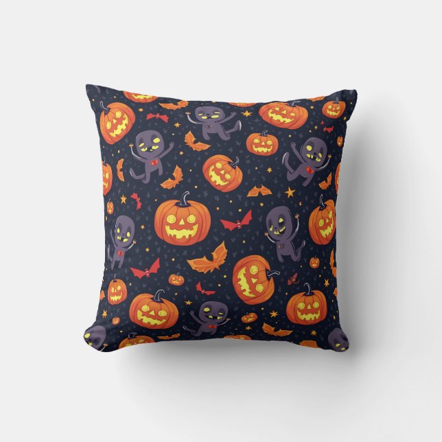 Coussin jour d'halloween (Recto)