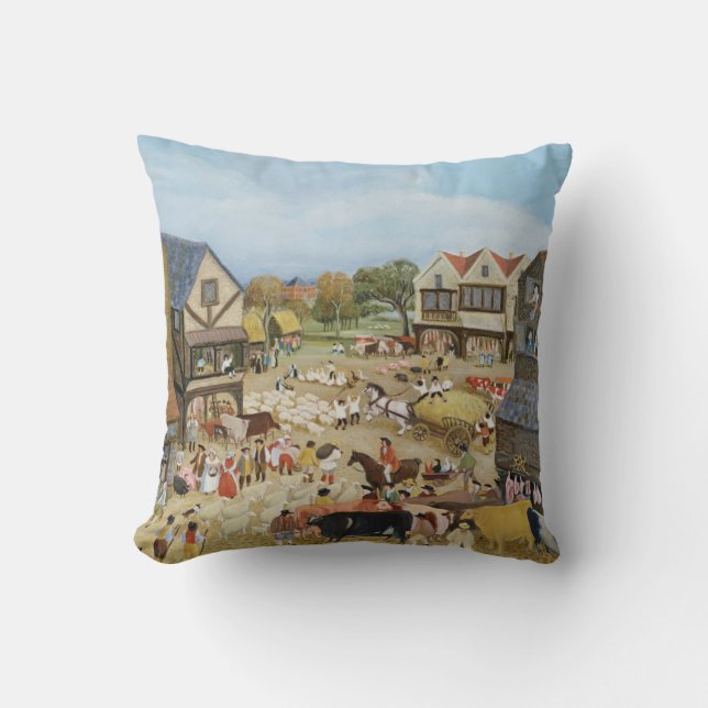 Coussin Jour du marché (Recto)