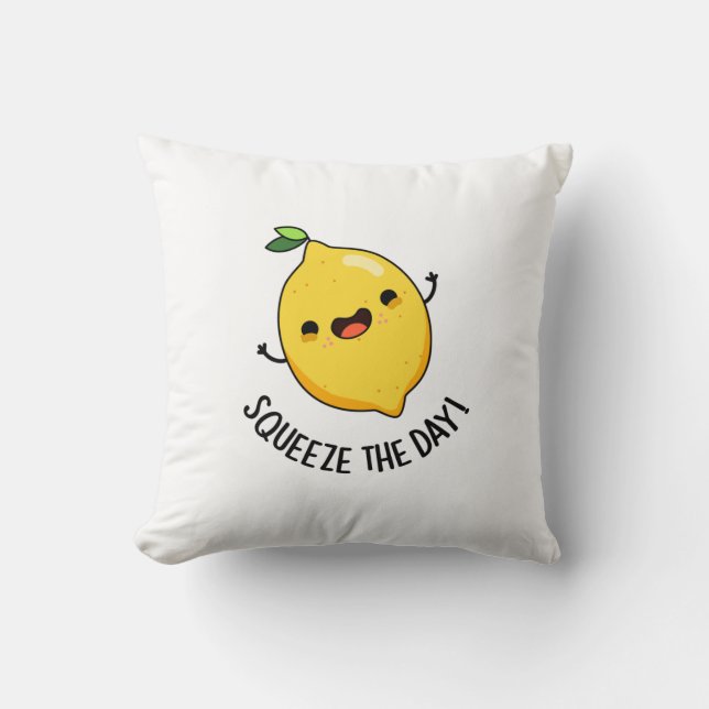 Coussin Jour Fantaisie Pun De Citron (Recto)