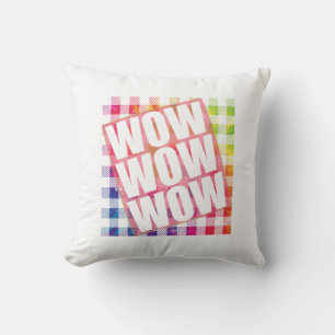 Coussin Jour libre Wow - WOW WOW WOW mème essentiel