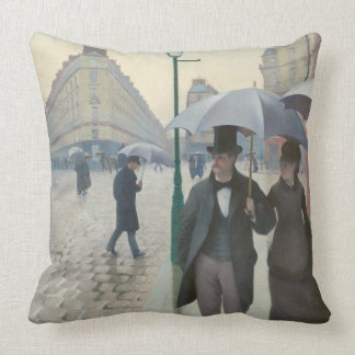 Coussin Jour pluvieux de rue de Paris