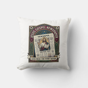 Coussin Journal de l'Évangile de Jésus Journal chrétien F