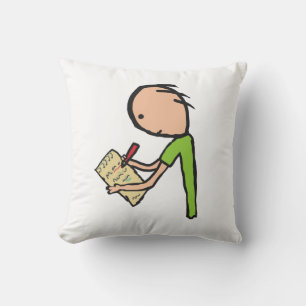 Coussin Journaliste