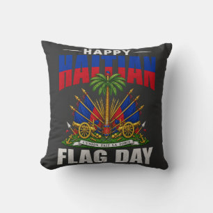 Coussin Journée du drapeau haïtien   Création Haïti Fierté