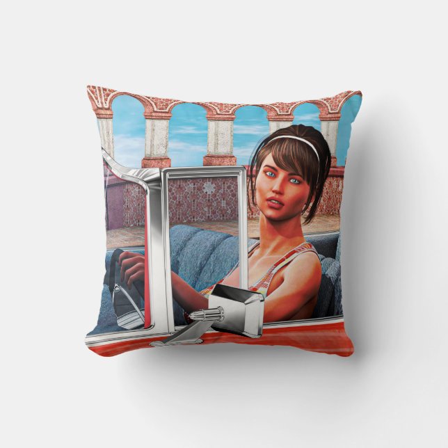 Coussin Journée Ensoleillée (Recto)