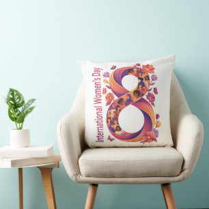 Coussin Journée internationale des femmes 8 mars