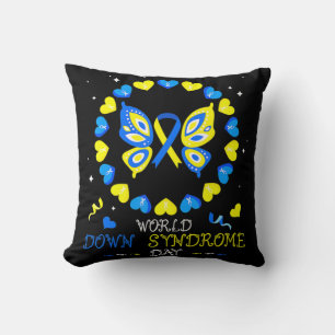 Coussin Journée mondiale de sensibilisation au syndrome d'