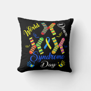 Coussin Journée mondiale de sensibilisation au syndrome d'
