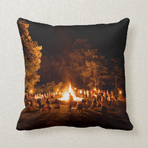 Coussin jours de feux de camp,
