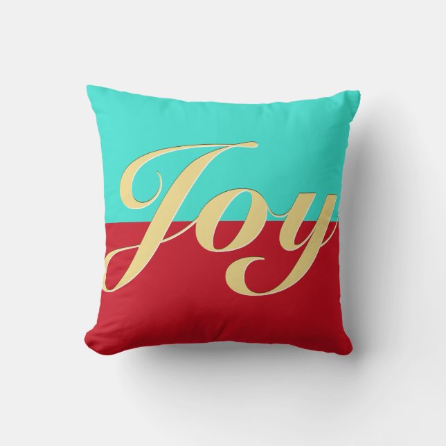 Coussin Joy Deux Tons Personnalisable (Recto)