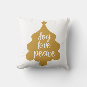 Coussin Joy Love Peace Tree