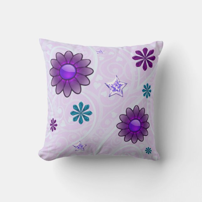 Coussin Joyau Wysteria 3D (Recto)