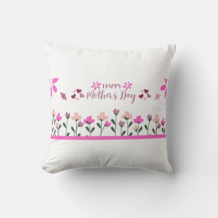 Coussin Joyeuse fête des Mères conception multicolore