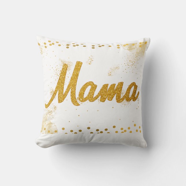 Coussin Joyeuse fête des Mères (Maman) (Recto)