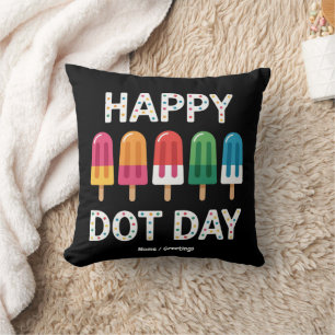 Coussin Joyeuse Fête des Points 2025 Enfants Garçons Fille