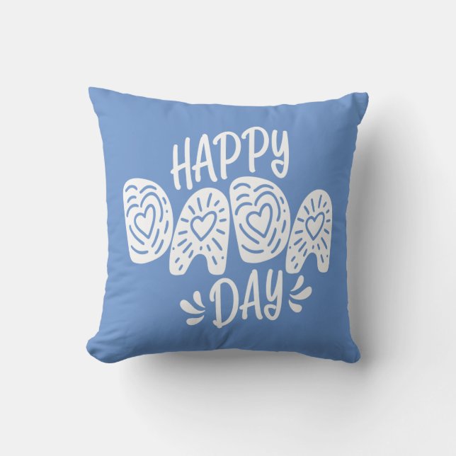 Coussin Joyeuse fête du Dada Bonne Fête des pères | Oreill (Recto)