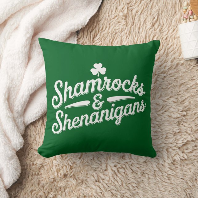 Coussin Joyeuse Saint-Patrick Chance Shamrock & Shenanigan (Couverture)