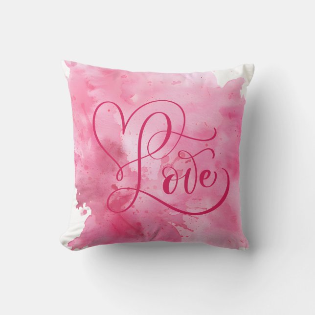 Coussin Joyeuse Saint-Valentin (Recto)